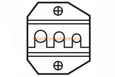 Матрица сменная для обжима коннекторов SMA и SFR ProsKit 1PK-3003D4 00294817