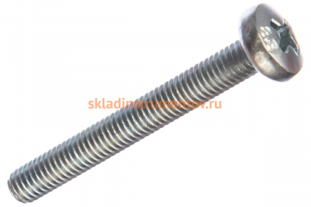 Винт Зубр DIN 7985, класс прочности 8.8, оцинкованный, M5x40 мм, ТФ6, 6 шт. 4-303156-05-040