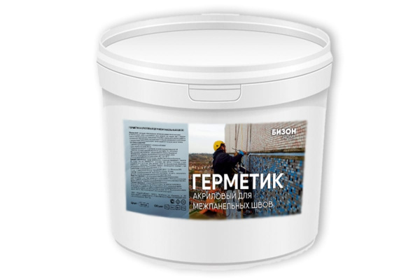 Герметик для межпанельных швов Бизон 15кг 904115