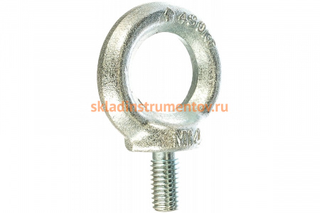 Рым-болт DIN 580 оцинкованный 6 шт. (М14; ТФ5) Зубр 4-304315-14