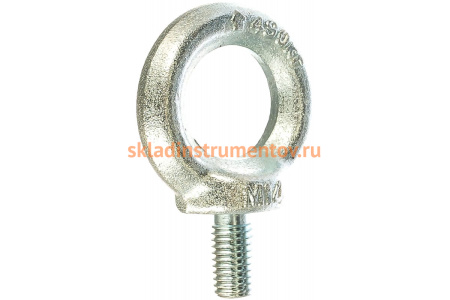 Рым-болт DIN 580 оцинкованный 6 шт. (М14; ТФ5) Зубр 4-304315-14 Рым-болт DIN 580 оцинкованный 6 шт. (М14; ТФ5) Зубр 4-304315-14