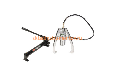 Гидравлический двухтрехлапый переставной съемник с выносным насосом ROCKFORCE 20т RF-6590820H