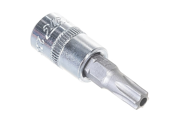 Бита-головка с отверстием 1/4” TORX T30Hх37мм JTC 23530