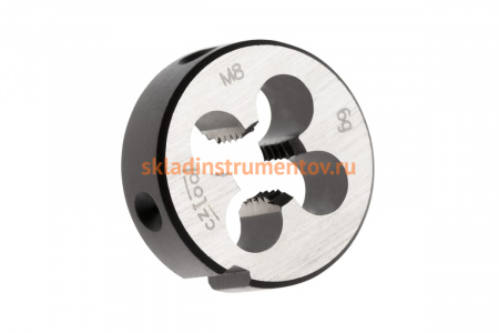 Плашка М 8 шаг 1,25 мм. D25 мм Bucovice Tools 210080