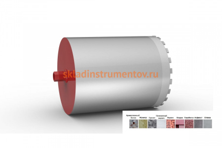 Коронка алмазная HSP (400х450 мм; 1 1/4 UNC) Rothenberger FF41398