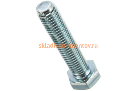 Болт с шестигранной головкой Зубр DIN 933, класс прочности 8.8, оцинкованный, M12x55 мм, ТФ6, 3 шт. 4-303076-12-055