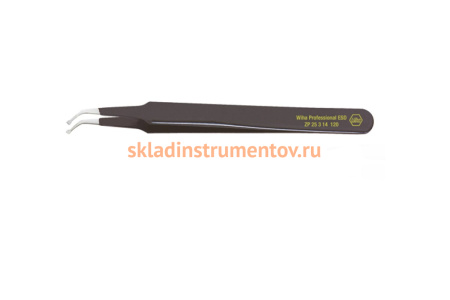Пинцет SMD Professional ESD 8b 120 мм Wiha 32337