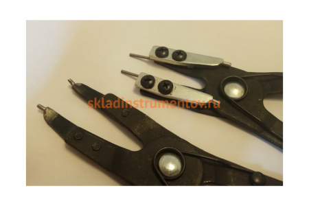 Набор съемников стопорных колец в комплекте со сменными губками 10-250мм, ROCKFORCE RF-920U2