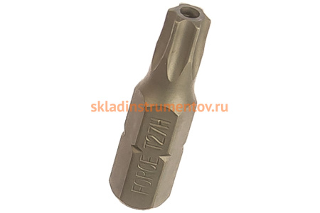 Бита Т27H с отверстием, 25 мм FORCE 1272527