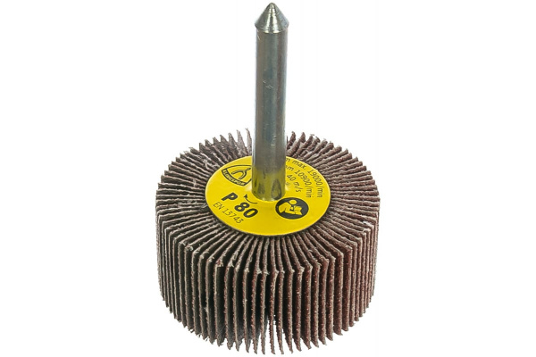 Круг шлифовальный лепестковый на шпильке (40х20 мм; 6 мм; Р80) KLINGSPOR 12944
