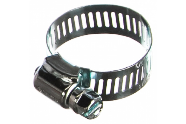 Хомуты Зубр ЭКСПЕРТ оцинкованные, просечная лента 12 мм, 16-32 мм, 4 шт. 37805-016-32-4