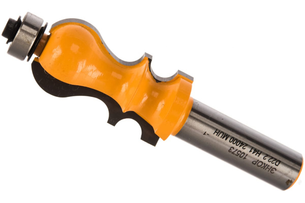 Фреза кромочная фигурная (22.2х41 мм; хвостовик 12 мм) по дереву Энкор 10573 Фреза кромочная фигурная (22.2х41 мм; хвостовик 12 мм) по дереву Энкор 10573