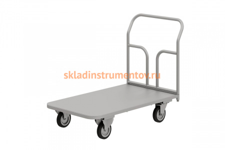 Тележка RUSKLAD платформенная оцинкованная ТП Ц 5 (700x1200) d160мм