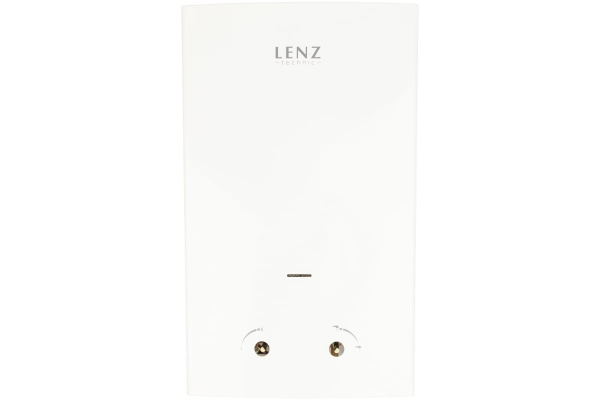 Газовый проточный водонагреватель LENZ TECHNIC 10L WHITE LT10LW