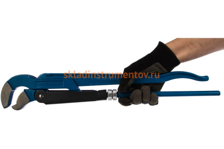 Трубный рычажный ключ ЗУБР ПРОФЕССИОНАЛ, тип S, Сr-V, № 3, 2 27336-3_z01
