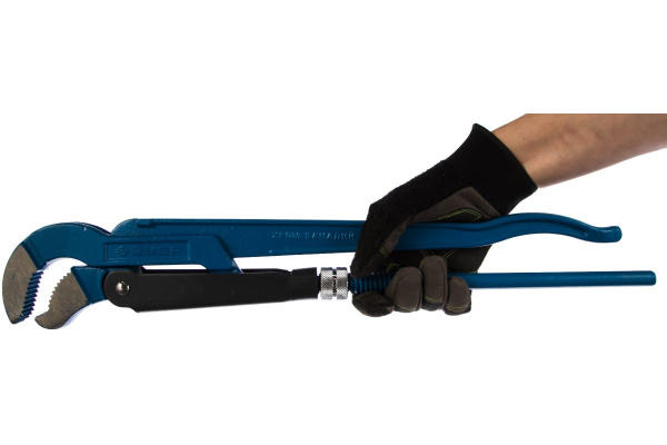 Трубный рычажный ключ ЗУБР ПРОФЕССИОНАЛ, тип S, Сr-V, № 3, 2 27336-3_z01