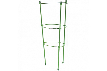 Поддержка для растений PALISAD круглая h 150см, металл в пластике, 5колец 644045