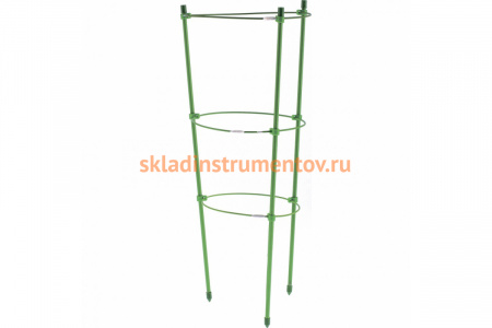 Поддержка для растений PALISAD круглая h 120см, металл в пластике, 4 кольца 644035