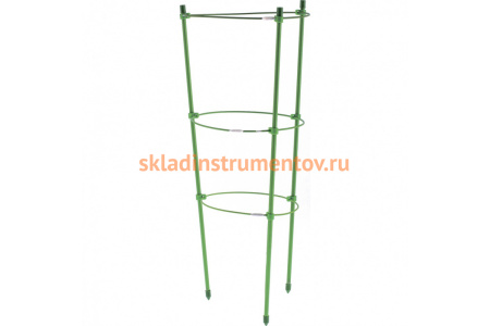 Поддержка для растений PALISAD круглая h 150см, металл в пластике, 5колец 644045