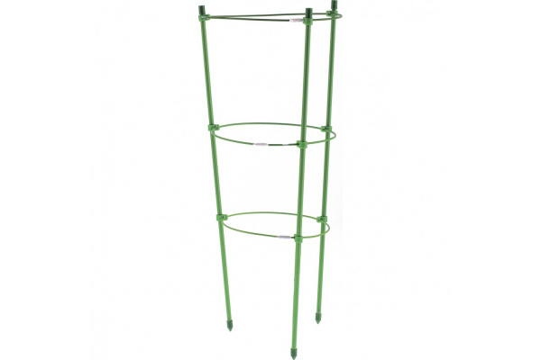 Поддержка для растений PALISAD круглая h 150см, металл в пластике, 5колец 644045