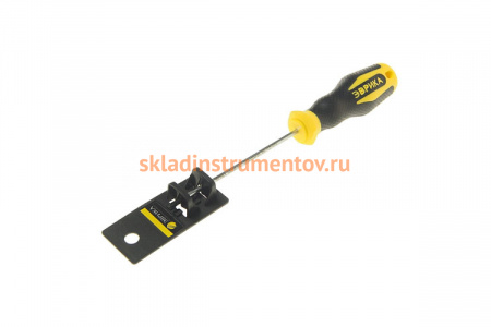 Крестовая отвертка PZ0х100мм 3мм магнитная с держателем ЭВРИКА ER-1DZ-07H