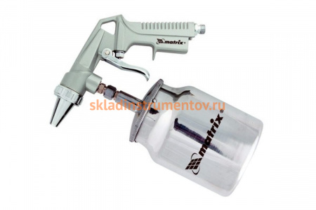 Пескоструйный пистолет с нижним бачком MATRIX 57326
