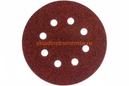 Круг шлифовальный на липучке универсальный (125 мм; Р60; 8 отверстий) KLINGSPOR 270671