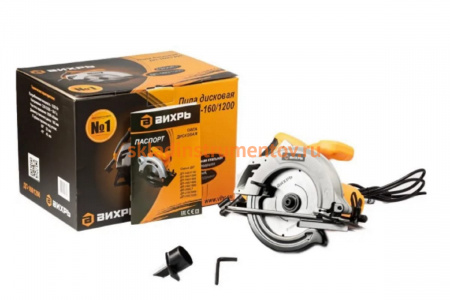 Дисковая пила Вихрь ДП-160/1200 72/11/8