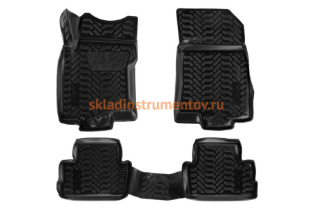 Ковры в салон Airline 3D для Nissan Qashqai II сборка РФ 16- ACM-PS-49