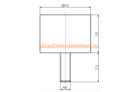 Резинометаллический буфер KIPP K0571.04003055