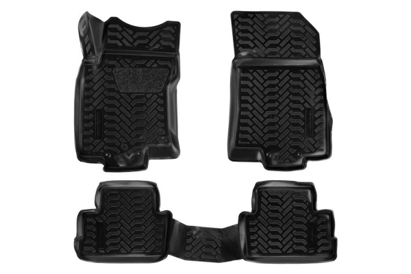 Ковры в салон Airline 3D для Nissan Qashqai II сборка РФ 16- ACM-PS-49