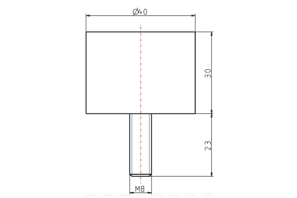 Резинометаллический буфер KIPP K0571.04003055