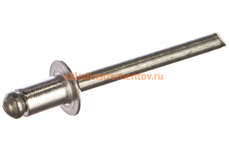 Заклепка вытяжная открытая алюминий/сталь AlMg 2.5%/St (50 шт; 6.4x10 мм; Борт: Стандарт) MESSER 111216410-50