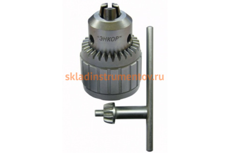 Патрон сверлильный повышенной прочности ЗВП (1шт; 2-13 мм; 1/2") Энкор 23529