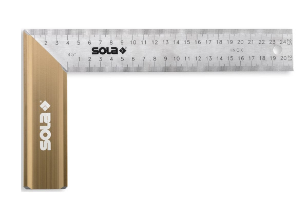 Столярный угольник (алюминий, 300х145 мм) SOLA SRB 300 56012201