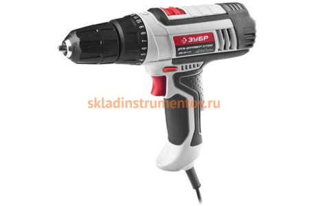 Сетевая дрель-шуруповерт Зубр МАСТЕР ЗДШ-90-2-ПТ