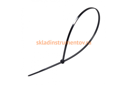 Универсальный пластиковый хомут ЭВРИКА черный 5.0x450мм 25шт ER-15452