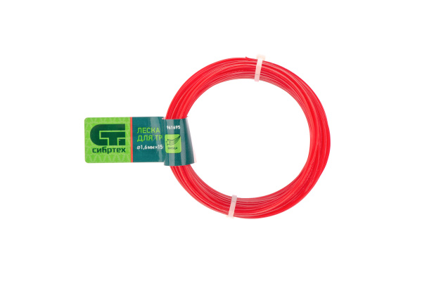 Леска (1.6 мм; 15 м; звезда) для триммера СИБРТЕХ 961695