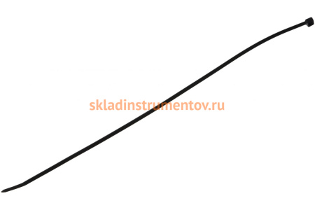 Нейлоновые хомуты Зубр черные, 3.6x300 мм, 100 шт. 309030-36-300