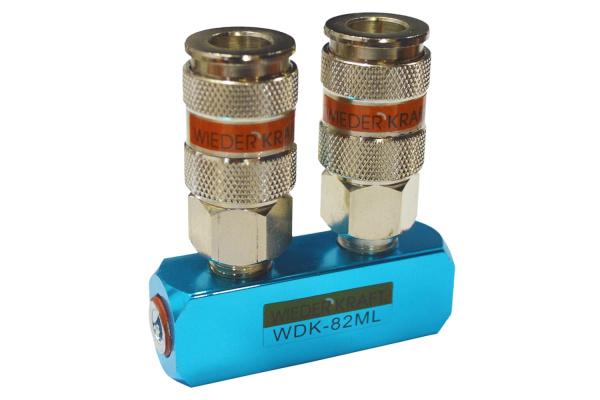 Разветвитель пневматический (1/4"; рапид EURO) WIEDERKRAFT WDK-82ML