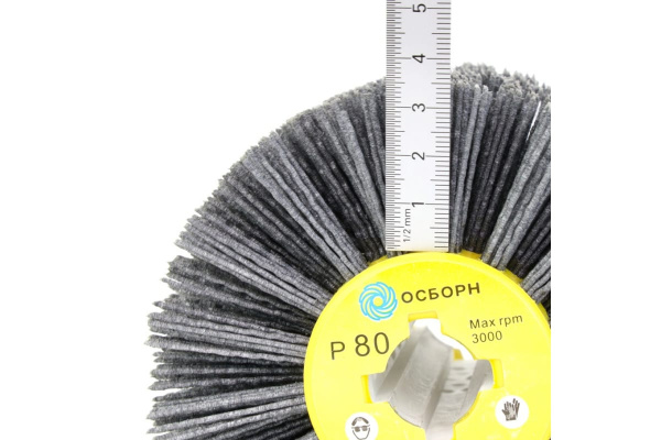 Щетка-валик (120х100х19 мм; P80; полимерный ворс) ОСБОРН 6-037 PLM.RB12010019P80