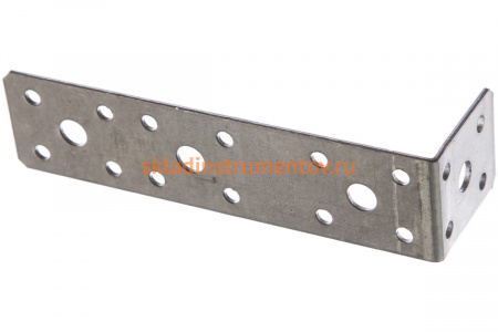 Крепежный асимметричный уголок ЗУБР УКА-2.0 35х40х140 х 2мм 310156-35