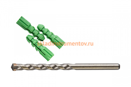 Набор сверл по бетону STAYER MASTER с дюбелями 11 шт. 29111-H11-10