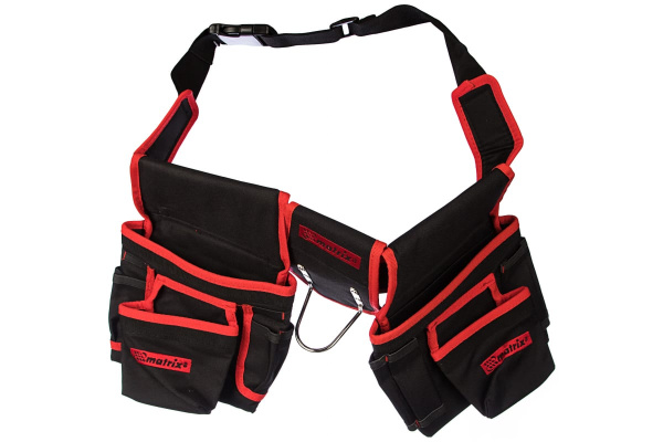 Сумка-пояс двойная (20 карманов; держатель для молотка) MATRIX 90240