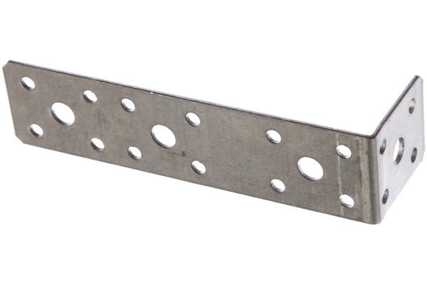 Крепежный асимметричный уголок ЗУБР УКА-2.0 35х40х140 х 2мм 310156-35