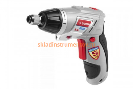 Аккумуляторная отвертка Зубр ЗО-3.6-Ли Б