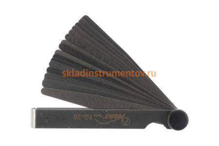 Набор щупов Hans 0.05-1, 20 шт FG-20