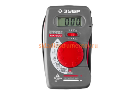 Цифровой мультиметр ЗУБР МАСТЕР МХ-600 59800