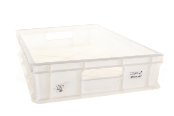 Морозостойкий сплошной ящик с ручками Тара.ру 600х400х120 мм, белый 16394