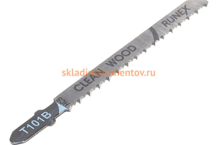 Пилки 100x75 мм, чистый распил, Т101В, 2 шт. Runex 555101-2